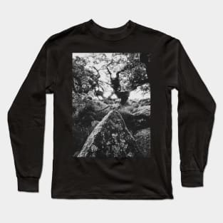 Whistman's Wood in Black and White Long Sleeve T-Shirt
